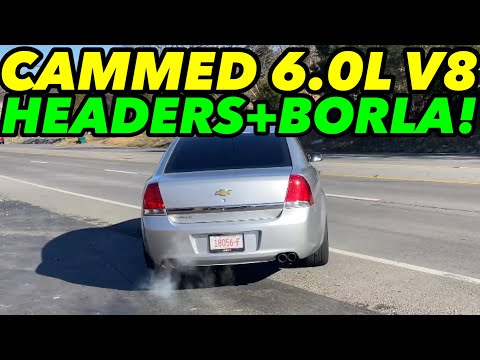 2016 Chevy Caprice CAMMED 6.0L V8 Dual Exhaust w/ LONG TUBE HEADERS & BORLA PRO-XS!