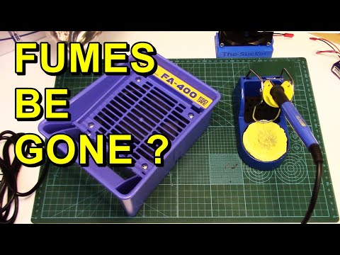 Solder Fume Extractor - FA-400 Review With DIY Extractor Comparison