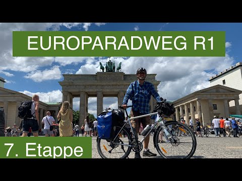 🇩🇪 European Cycle Route R1 | Ride through Berlin | Stage 7 of the cycling tour