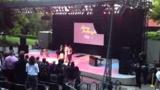 Brian Mcknight w sons BRKN RBTZ singing National Anthem