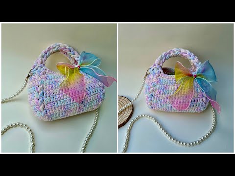 Túi mini cầm tay hoạ tiết Puff