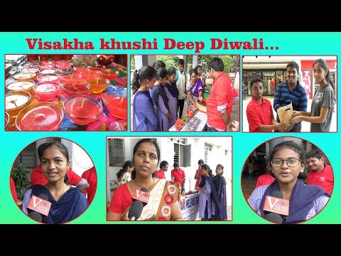 khushi Deep And Celebrating Eco Friendly Diwali by  Prajwl Vani Welfare Society In Visakhapatnam,Vizagvision...