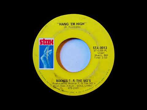 Booker T.  & The M.G.s' "Hang 'Em High" Original 1968 Stax 45 RPM