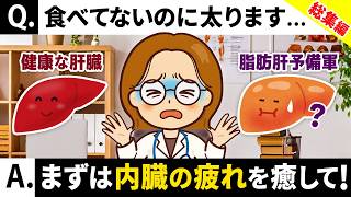 【総集編】更年期はなぜ太りやすい👀？｜更年期ダイエットで痩せるために運動よりも先にやるべきこと｜内臓ケア｜ダイエットと血糖値｜腸活｜便秘解消｜自律神経