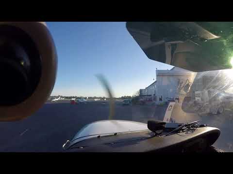 Flight  to BMG with Karen