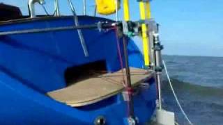 Mister Vee Y&amp;B self steering system in use