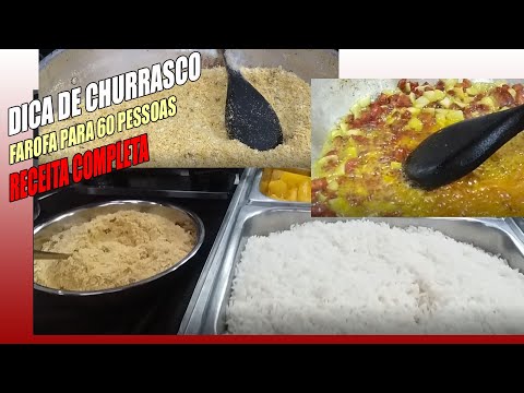 FAROFA FOR 60 PEOPLE RECIPES FROM ROSA