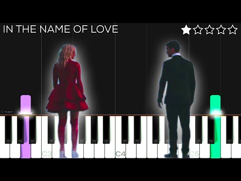 Martin Garrix & Bebe Rexha - In The Name Of Love | EASY Piano Tutorial