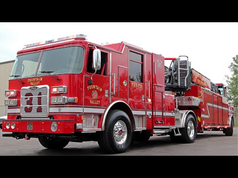 Arrow XT™ 107’ Ascendant® Heavy-Duty Tiller Aerial Ladder – Fountain Valley, CA