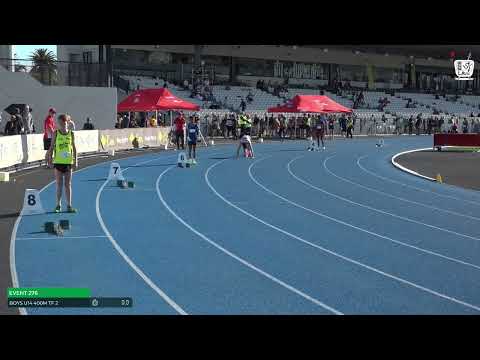 Boys U14 400m Timed Final 2: 2022/23 State Track and Field Championships