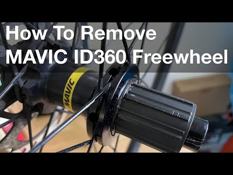 How to remove Mavic ID360 Freewheel from the hub (and ratchet, too!)