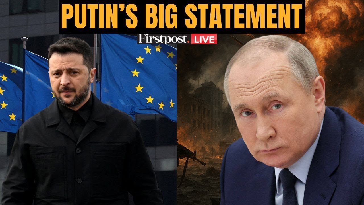 LIVE: Putin Says Ukraine Not Ready for Peace Talks | EU | Zelensky | Firstpost | N18G