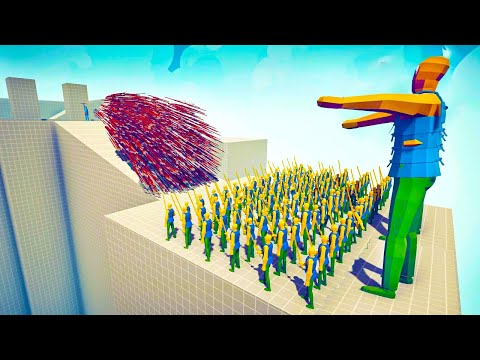 100x ROBLOX NOOB + GIANT vs EVERY GOD -🏹 Totally Accurate Battle Simulator - TABS