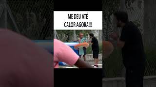 ELA ME DEIXOU COM CALOR! #shorts #pegadinha #comedia