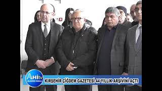 Kırşehir Çiğdem Gazetesi 44 Yıllık Arşivini Açtı