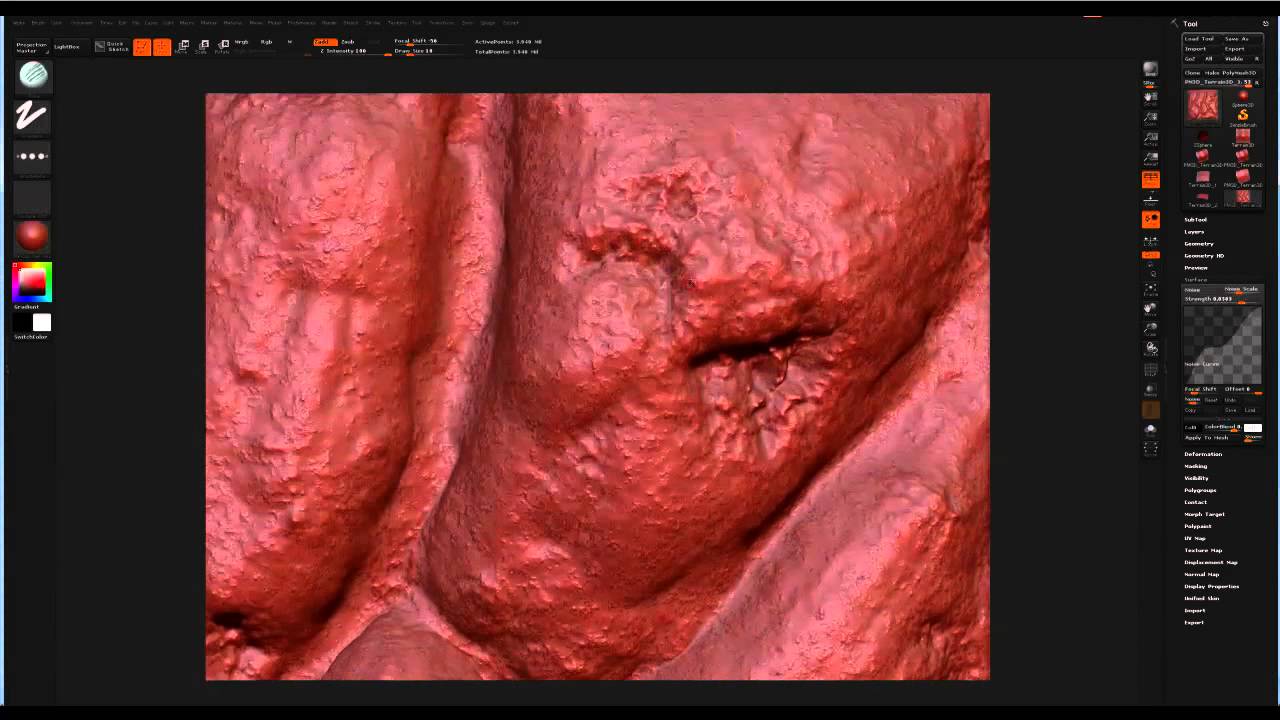 ZBrush tutorial: Combine ZBrush and Vue in a landscape, Part 5 - YouTube