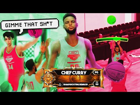 7'1" CHET HOLMGREN VS STEPHEN CURRY THE REMATCH! HIGH SCHOOL HOOPS 2K21