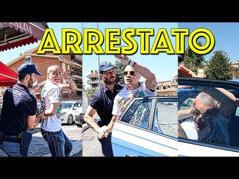 I WAS ARRESTED Cicalone in prison