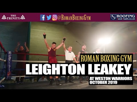 Leighton Leakey boxing at Weston Warriors