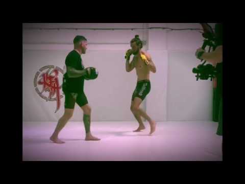 Tom Green at cage warriors video shoot