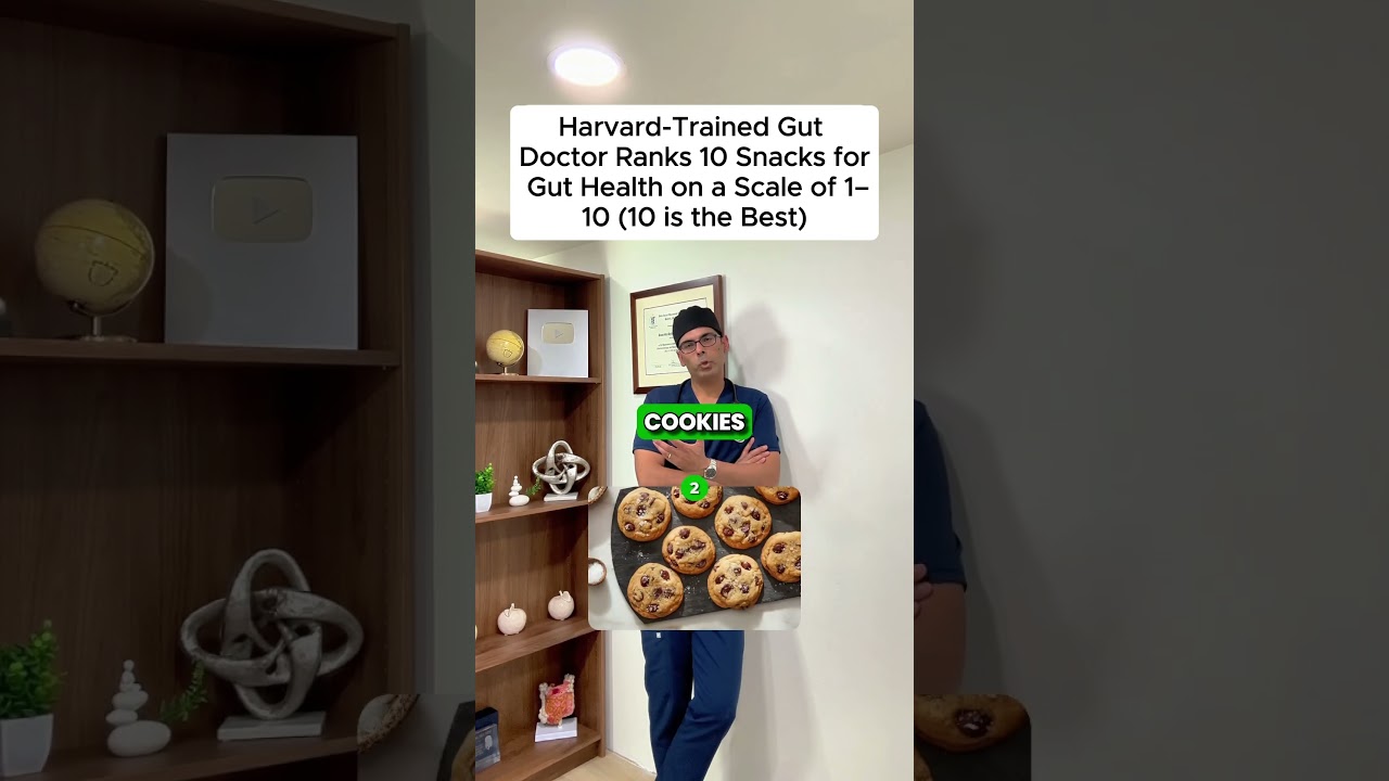 Harvard & Stanford Trained Gut Doctor Ranks 10 Snacks for Gut Health (10 is the Best) 🚨