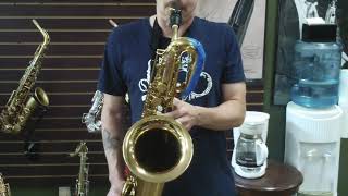 Video thumbnail for Restored Selmer Mark Vi Low A Baritone 278700 Pt1 by SaxquestShop