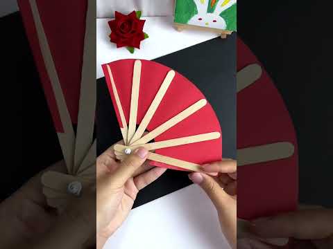 This watermelon fan is so fun, simple and easy to make, let’s learn together parent-child handmade