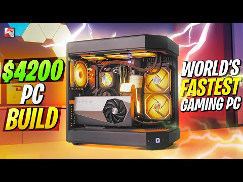 $4200 Fastest Gaming PC Build 2023 ft 7800x3D, RTX 4090 Suprim X
