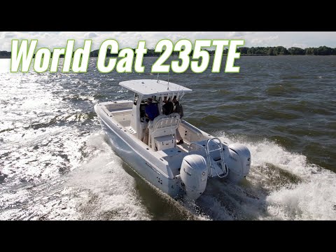 World Cat 235TE Power Catamaran Fishing Boat Review