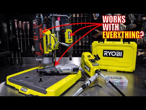 Is it a Drill Press? RYOBI RHS01 Rotary Tool Hobby Station