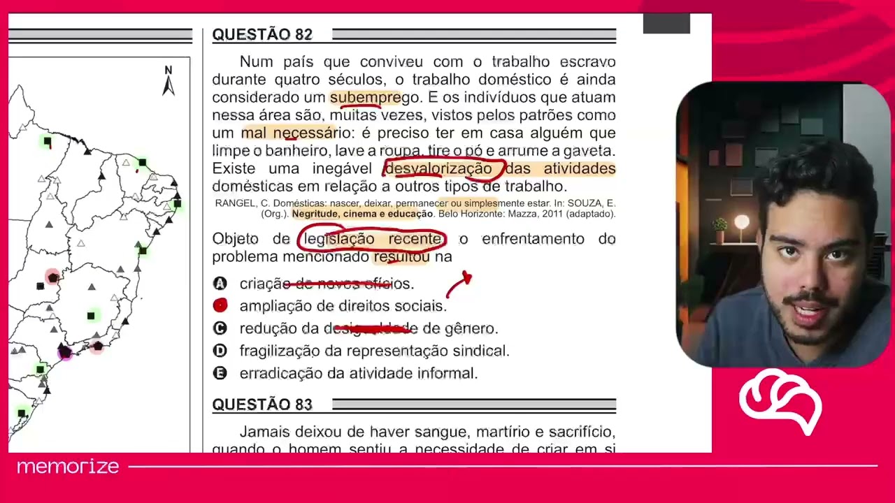 Resolução em Vídeo — Questão 82 ENEM 2018 PPL