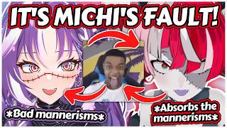 Ollie Starts Doing Michi's Freaky Mannerisms Without Realizing It [Hololive ID]