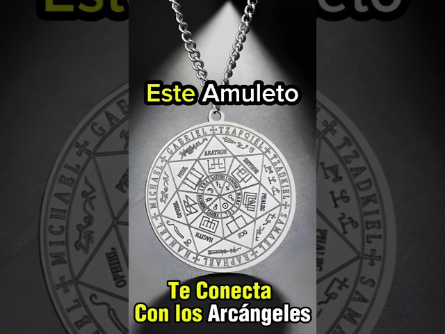 Vídeo relacionado con Amaxer Siete Arcángeles Metatrones Amuleto en forma de cubo Llavero Protección Pentagrama Amuleto
