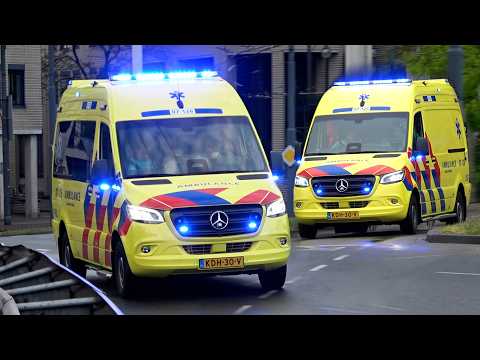 A1, WAS-300 Ambulance 07-126 Arnhem naar meldingen in Arnhem