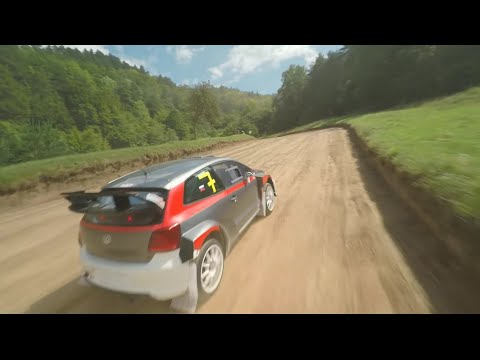 VW Polo - Autocross / Rallycross Môlča 2021 x FPV drone