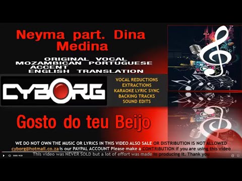 FUA - Neyma & Dina Medina - Gosto do teu Beijo ORIGINAL VOCAL  FAIR USAGE LANGUAGE EDUCATION TRAN