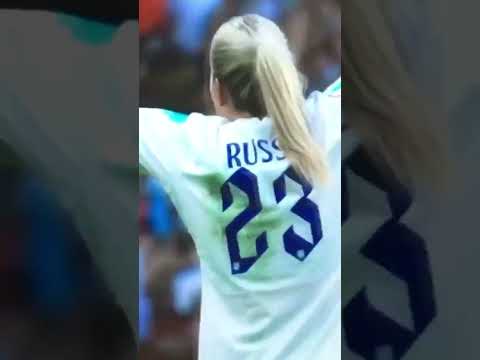 Alessia Russo and Ella Toone celebrating winning the euros!! ❤️🤍❤️