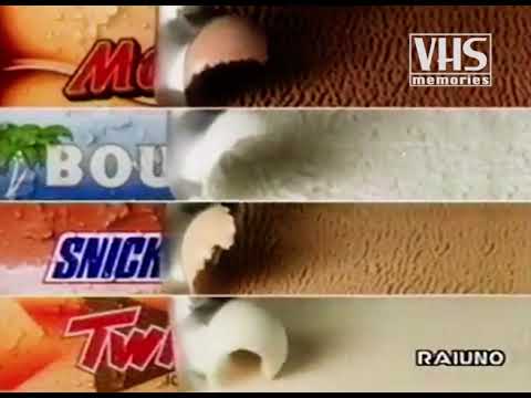 Spot snack gelato Mars, Bounty, Snickers, Twix (1994)