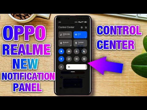 Oppo Realme Change Notification Panel New Control Center