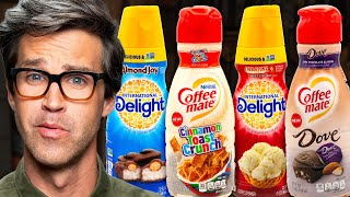 Sweet Flavored Coffee Creamers Taste Test