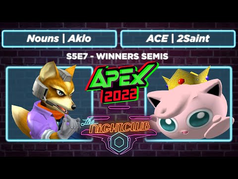 The Nightclub S5E7: Nouns | Aklo vs ACE | 2Saint - Winners Semis SSBM
