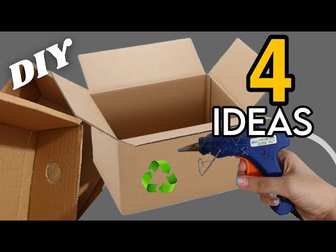 Transforming Cardboard ♻️ : 4 Super Genius Recycling Ideas I Make Many and Sell Them All!