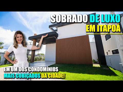Porteira fechada: Sobrado com 4 suítes e piscina por R$ 2.900.000,00 | Itapoá - Santa Catarina