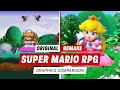 Super Mario RPG Remake vs Original Graphics Comparison (1996 vs 2023)