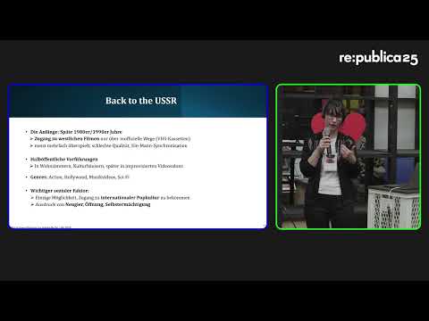 re:publica 25: Yulia Yurtaeva-Martens - Streaming und Piraterie in Russland
