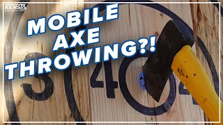 How to go mobile axe throwing 😱