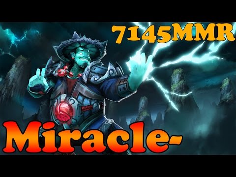 Dota 2 - Miracle- 7145 MMR Plays Storm Spirit Vol 2# - Europe Elite League!