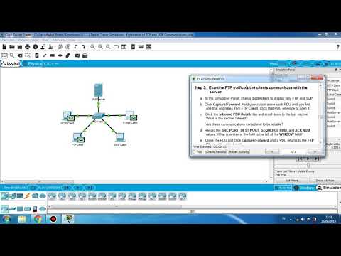 9.3.1.2 Packet Tracer Simulation - Exploration of TCP and UDP Communications #ProdiTIUMB