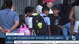Del Sur Elementary begins school year after mold concerns at home campus forces delay