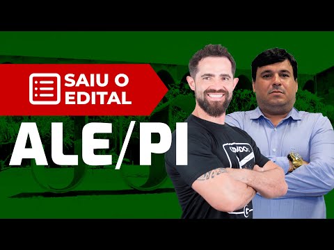 Concurso ALEPI – Saiu o Edital!